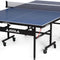 inside - Professional MDF Indoor Table Tennis Table with Quick Clamp Ping Pong Net and Post Set - 10 Minute Easy Assembly - Ping Pong Table with Single Player Playback Mode