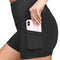 High Waist Squat Proof Side Pocket Biker Shorts - 3.5", 5", 7", 9"